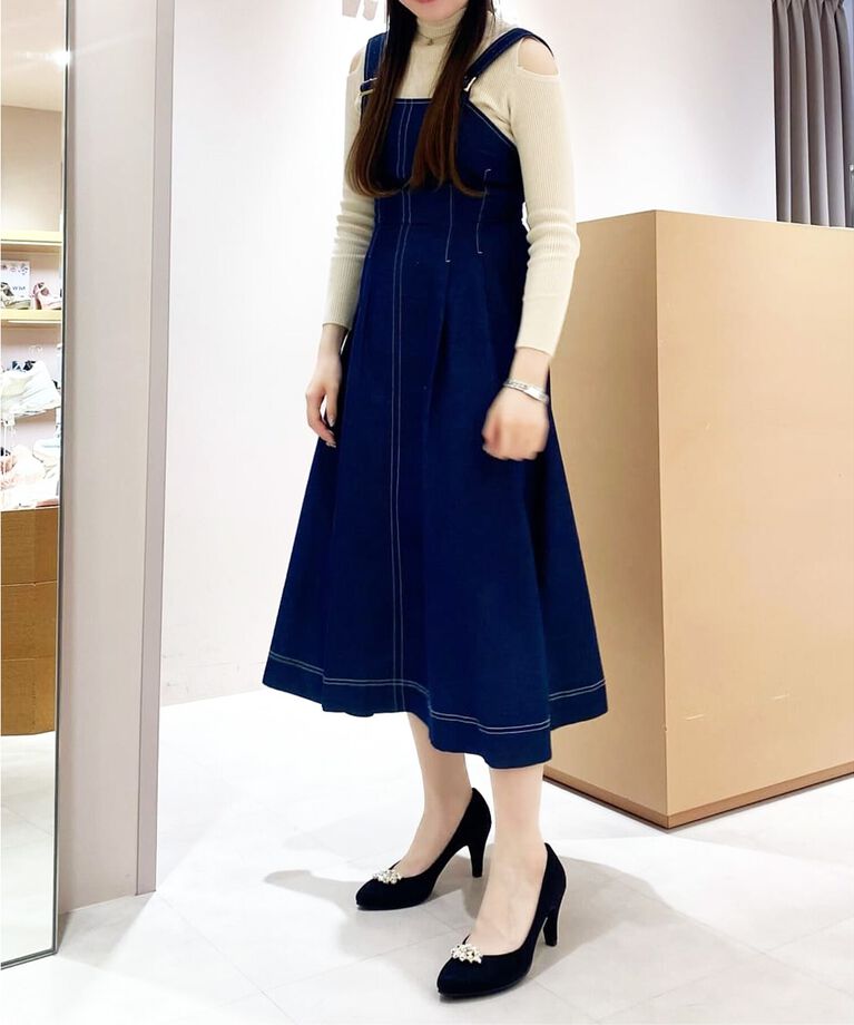 ESPERANZA「ビジュー2Wayアーモンドトゥパンプス 結婚式二次会 パーティー 24SS」|パンプス|
