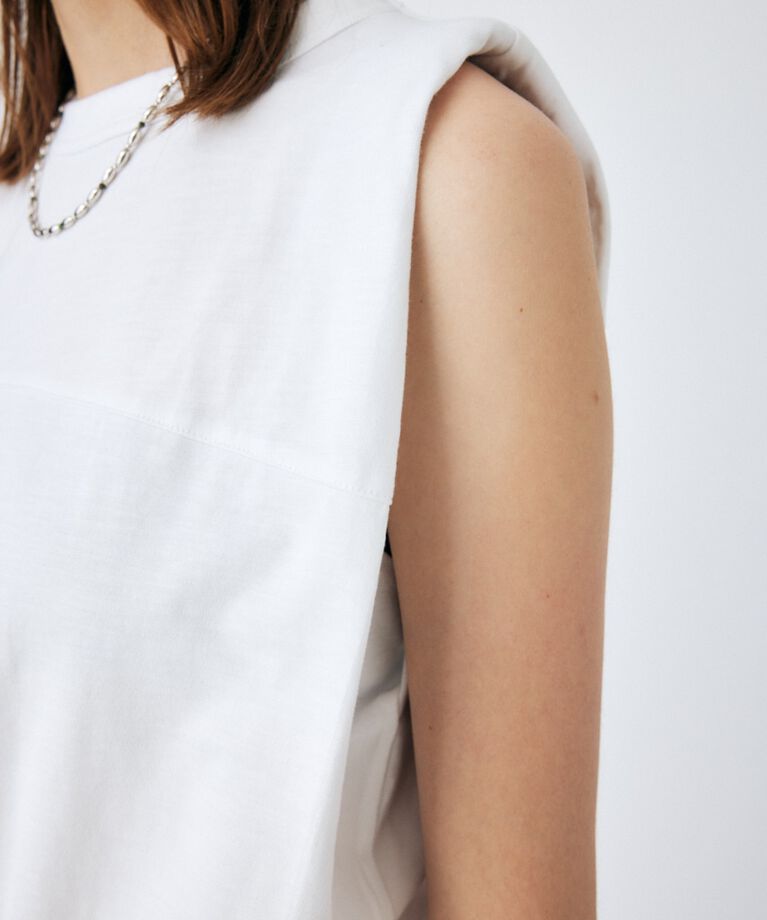 MOUSSY「PADDED SHOULDER タンクトップ」|タンクトップ|