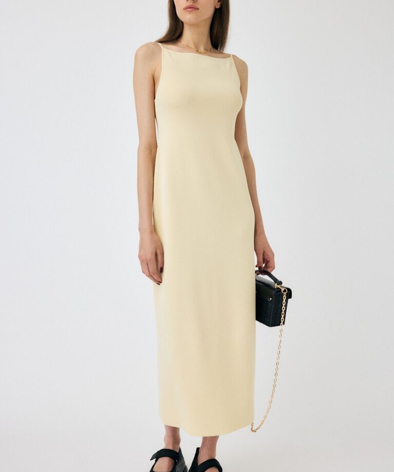 MOUSSY「BACKLESS ニットドレス」|ワンピース|
