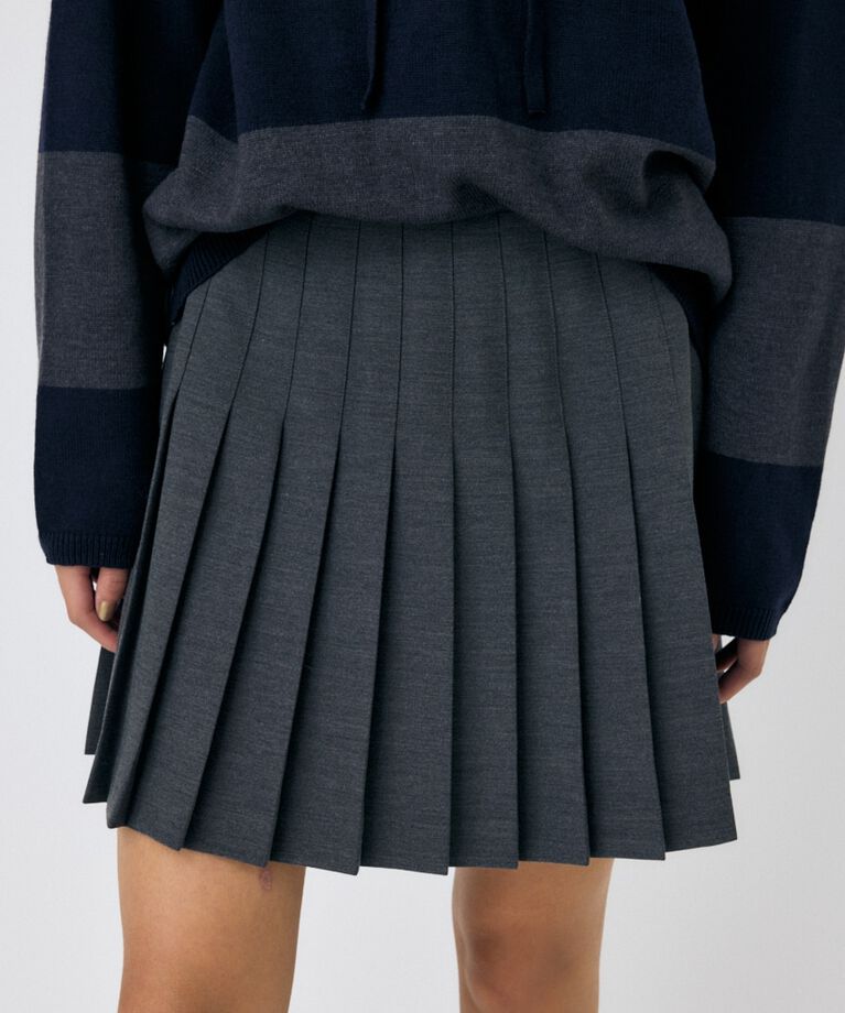 MOUSSY「PLEATED ミニスカート」|スカート|T.GRY