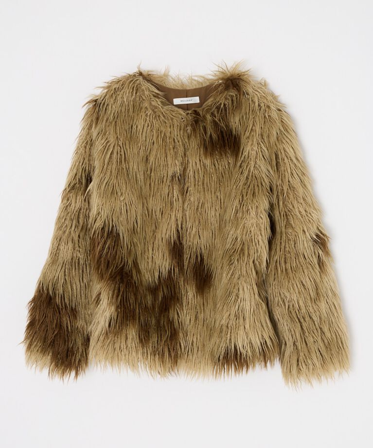 MOUSSY「MESSY FAUX ファーコート」|その他|