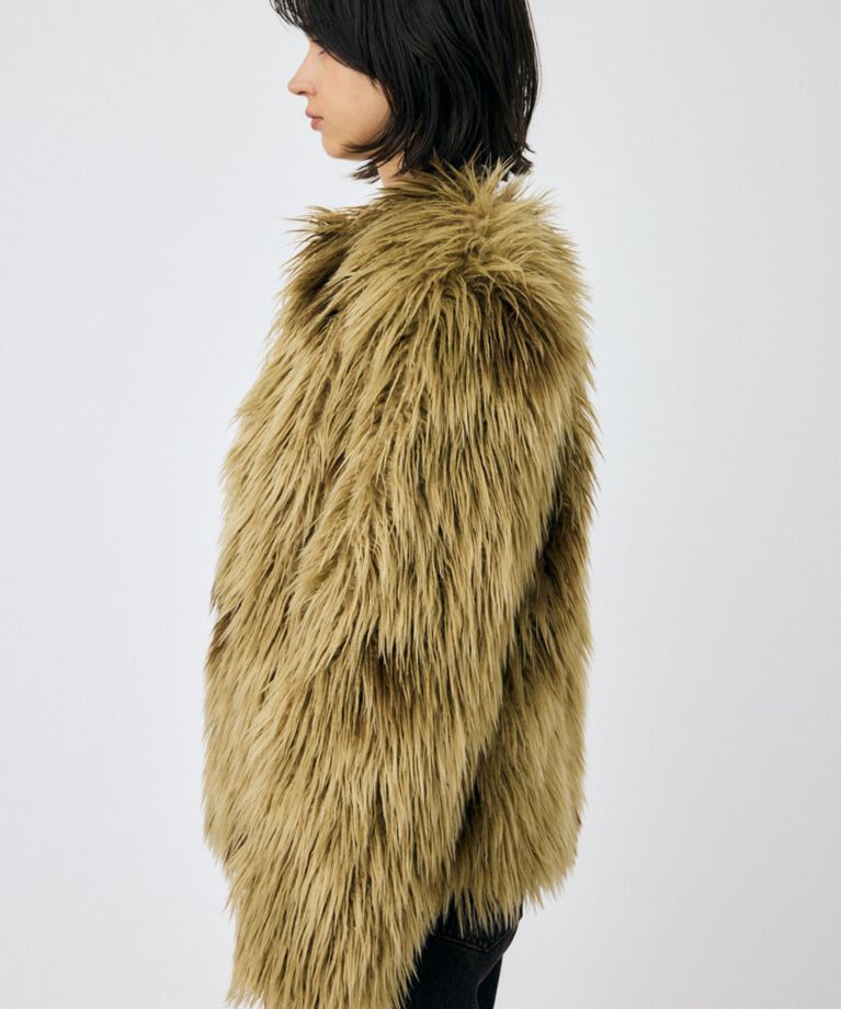 MOUSSY「MESSY FAUX ファーコート」|その他|