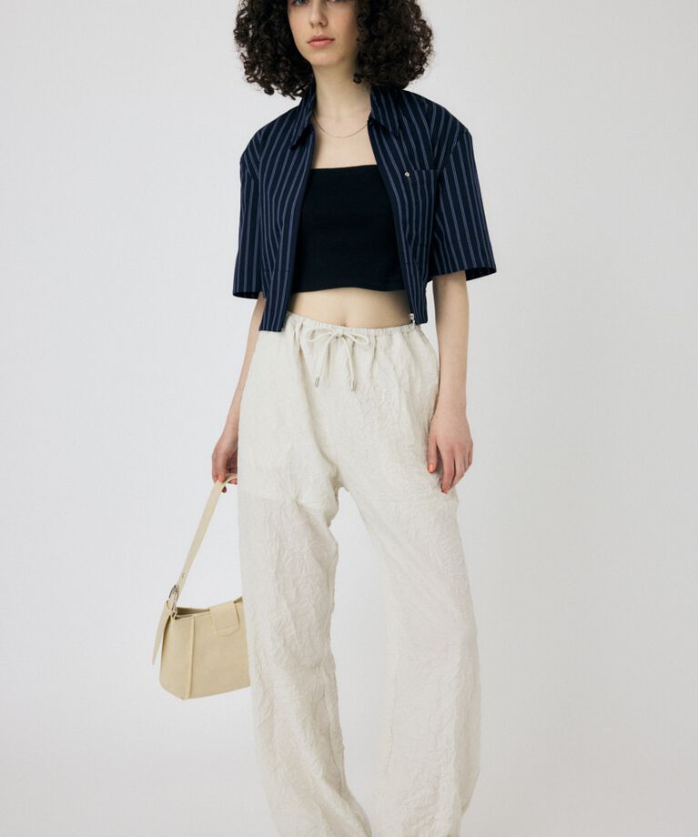 MOUSSY「CRINKLED サテンパンツ」|その他|
