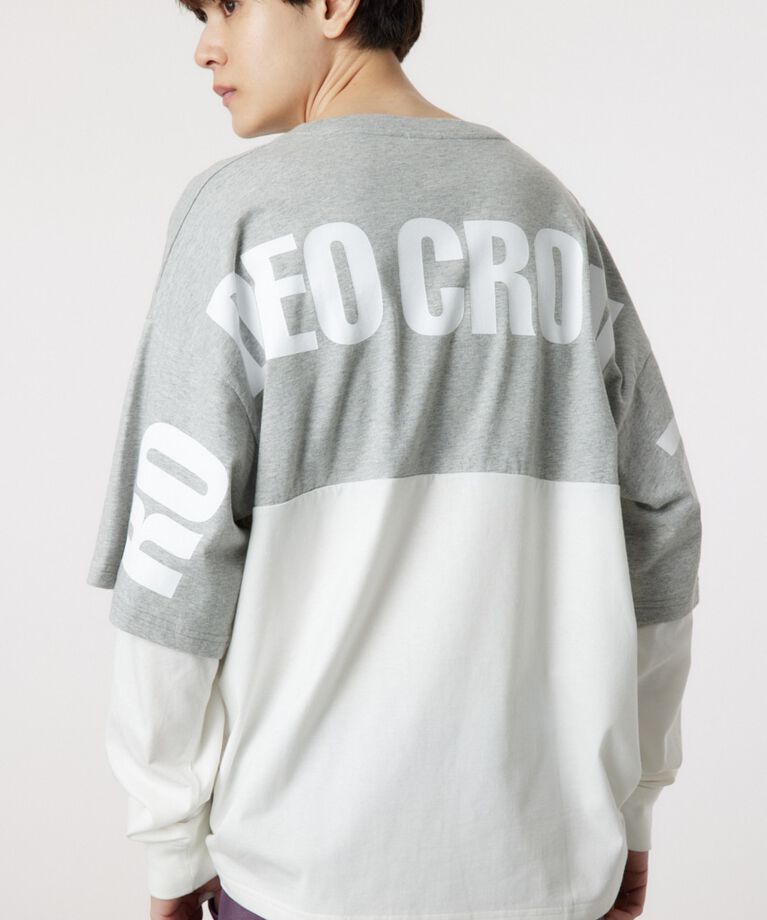 RODEO CROWNS「バイカラーL/S Tシャツ」|Tシャツ・カットソー|T.GRY