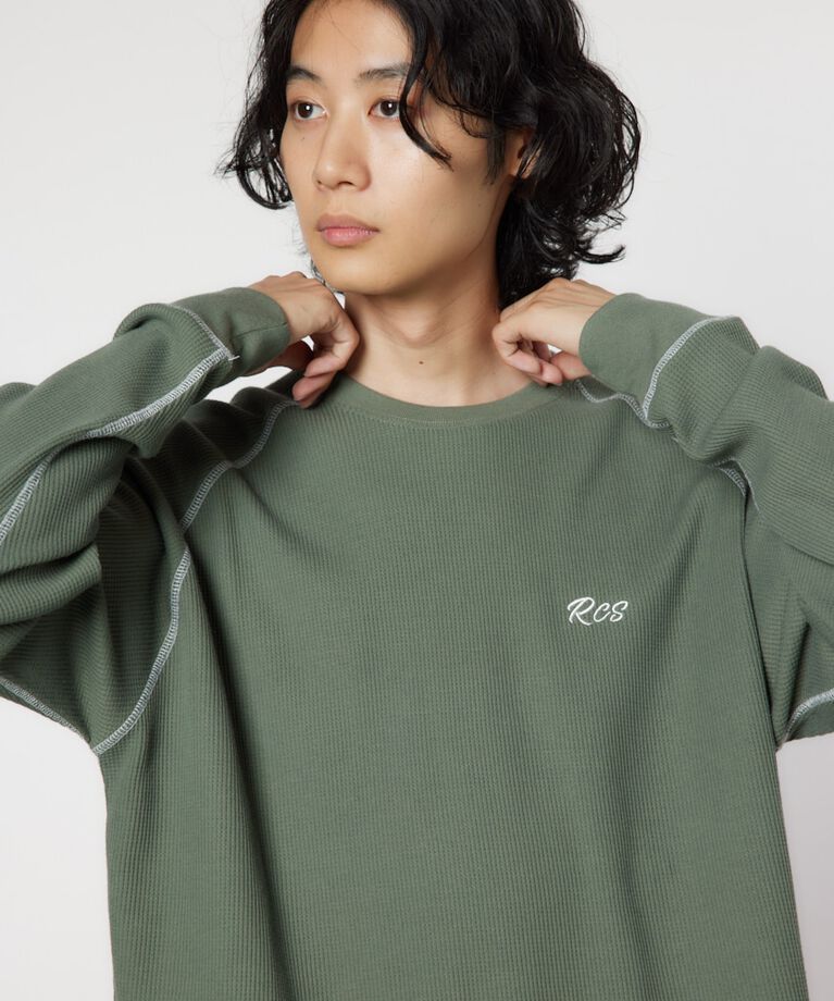 RODEO CROWNS「ステッチワークロングスリーブトップス」|Tシャツ・カットソー|