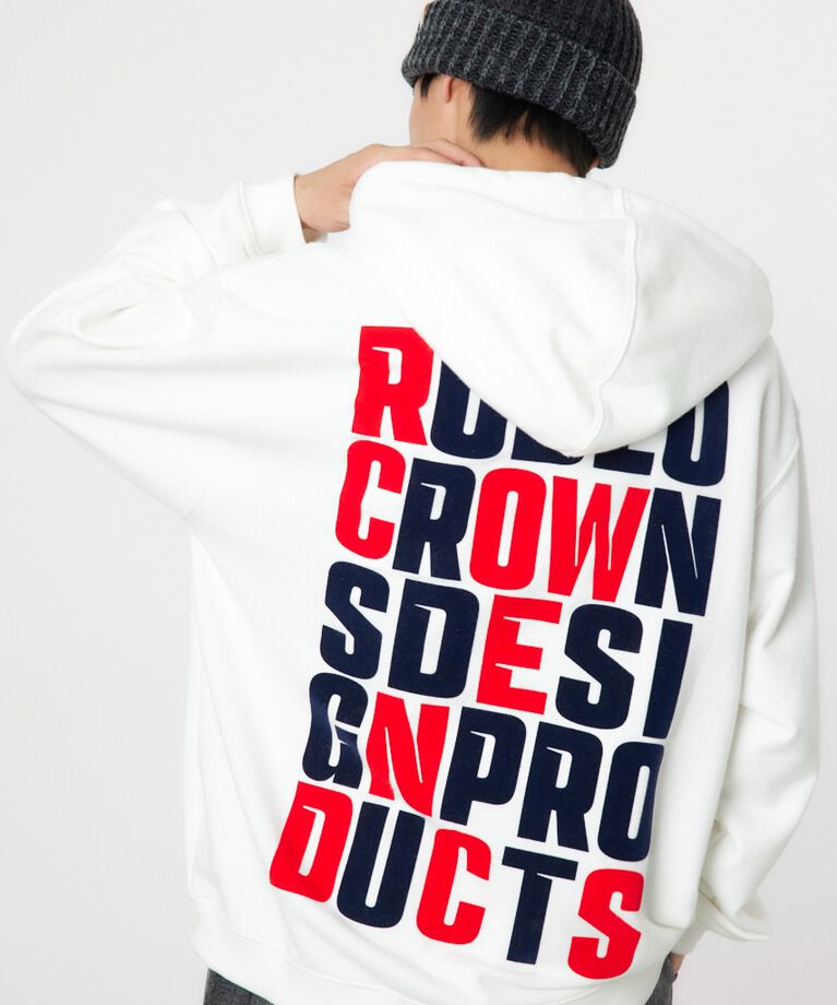 RODEO CROWNS「フロッキーバックロゴパーカー」|パーカー|
