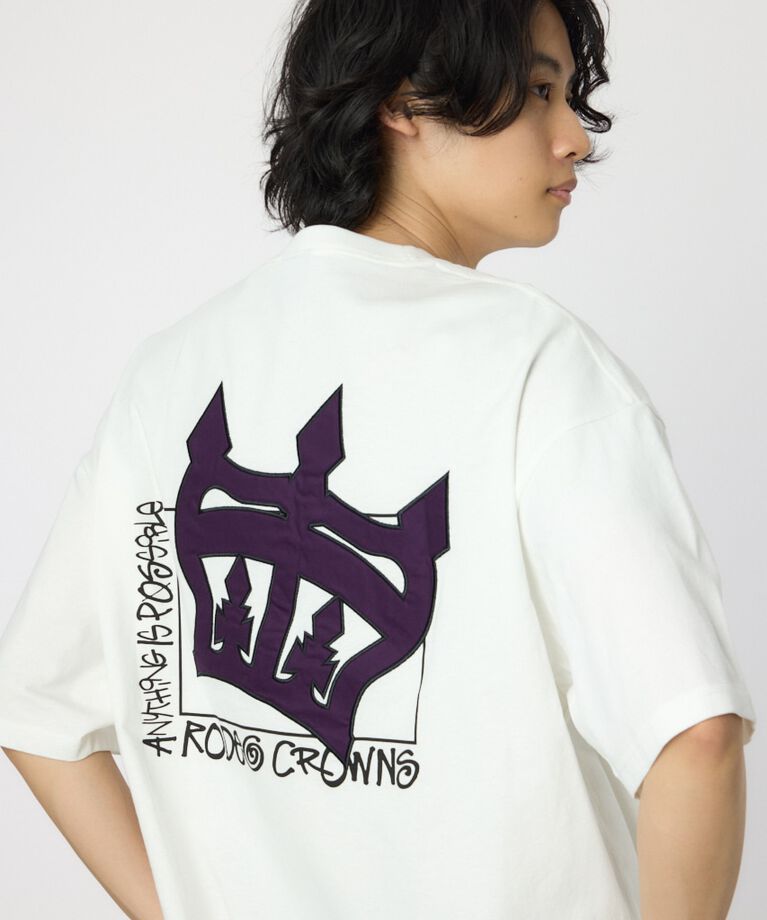 RODEO CROWNS「メンズTagging Big Crownトップス」|Tシャツ・カットソー|O/WHT1