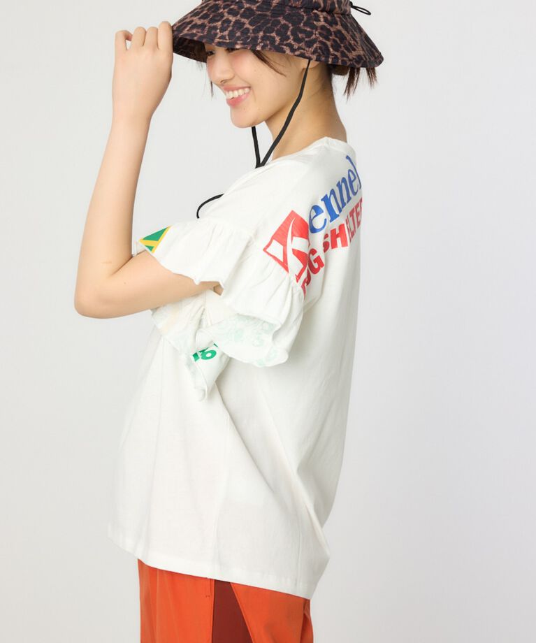 RODEO CROWNS「カスタムリメイクフリルアームトップス」|Tシャツ・カットソー|