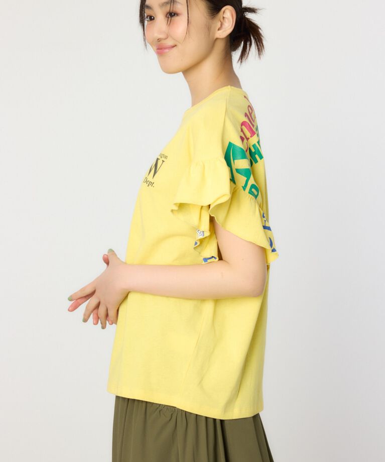 RODEO CROWNS「カスタムリメイクフリルアームトップス」|Tシャツ・カットソー|