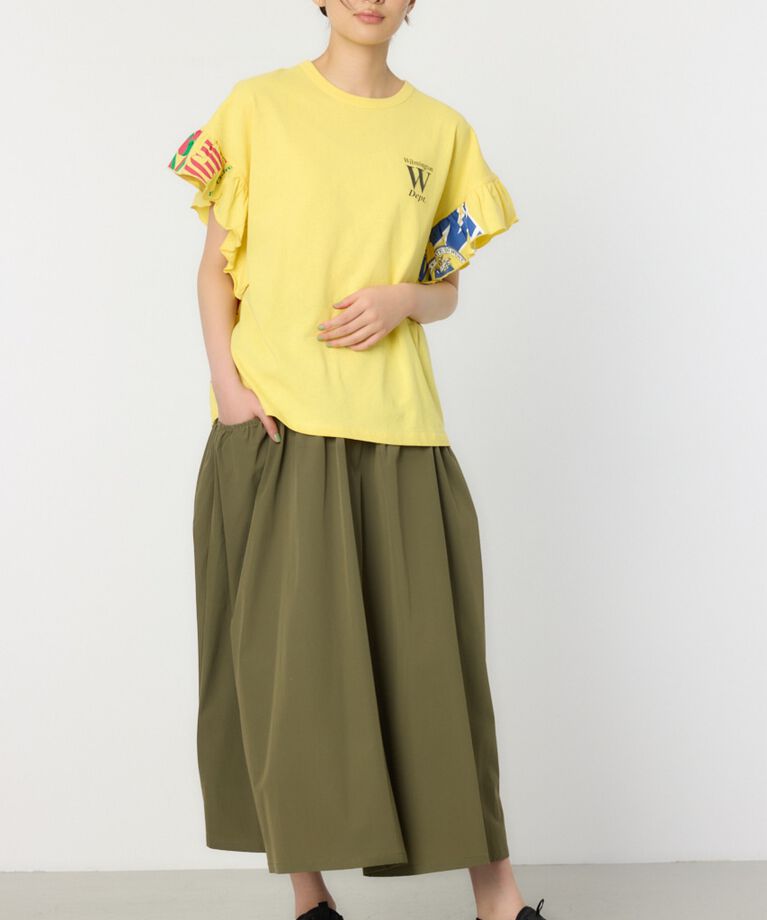 RODEO CROWNS「カスタムリメイクフリルアームトップス」|Tシャツ・カットソー|