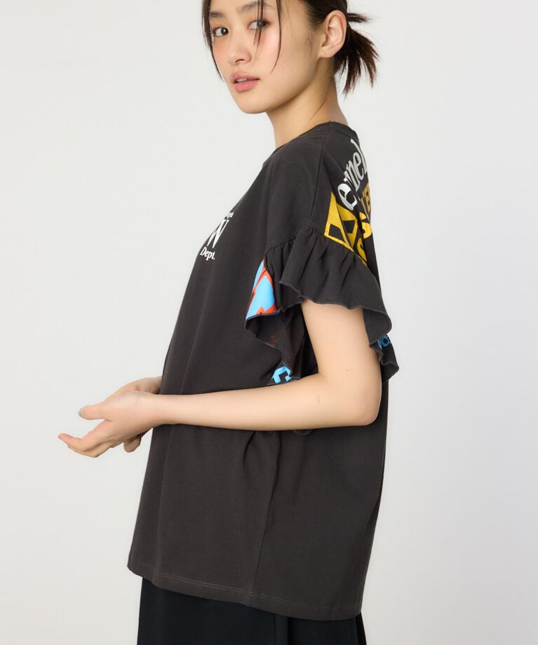 RODEO CROWNS「カスタムリメイクフリルアームトップス」|Tシャツ・カットソー|