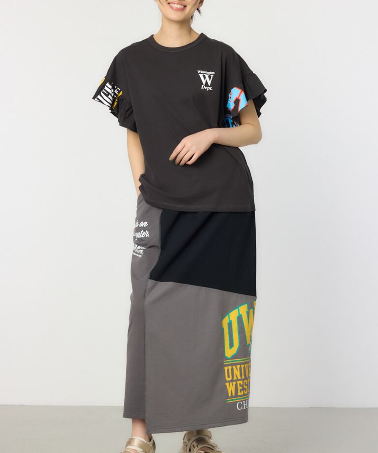 RODEO CROWNS「カスタムリメイクフリルアームトップス」|Tシャツ・カットソー|