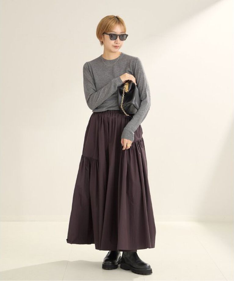 Plage「typewriter asymmetry スカート」|スカート|