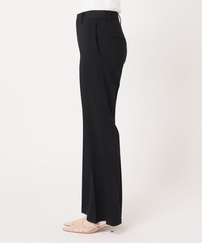 Plage「Matte Satin Semi Flare パンツ」|スラックス|