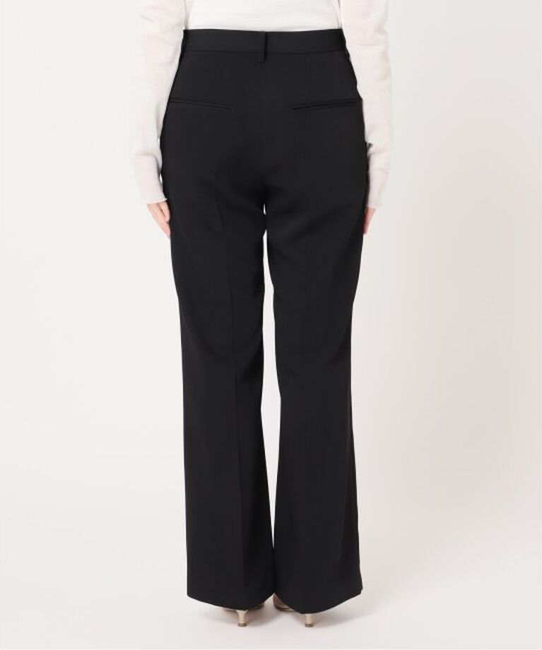 Plage「Matte Satin Semi Flare パンツ」|スラックス|
