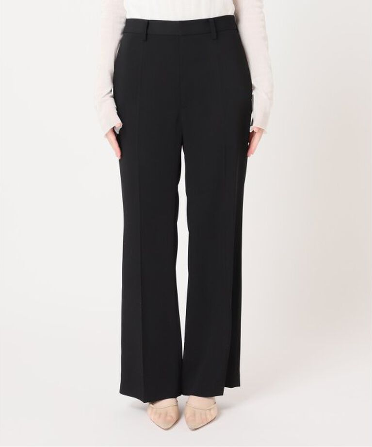 Plage「Matte Satin Semi Flare パンツ」|スラックス|