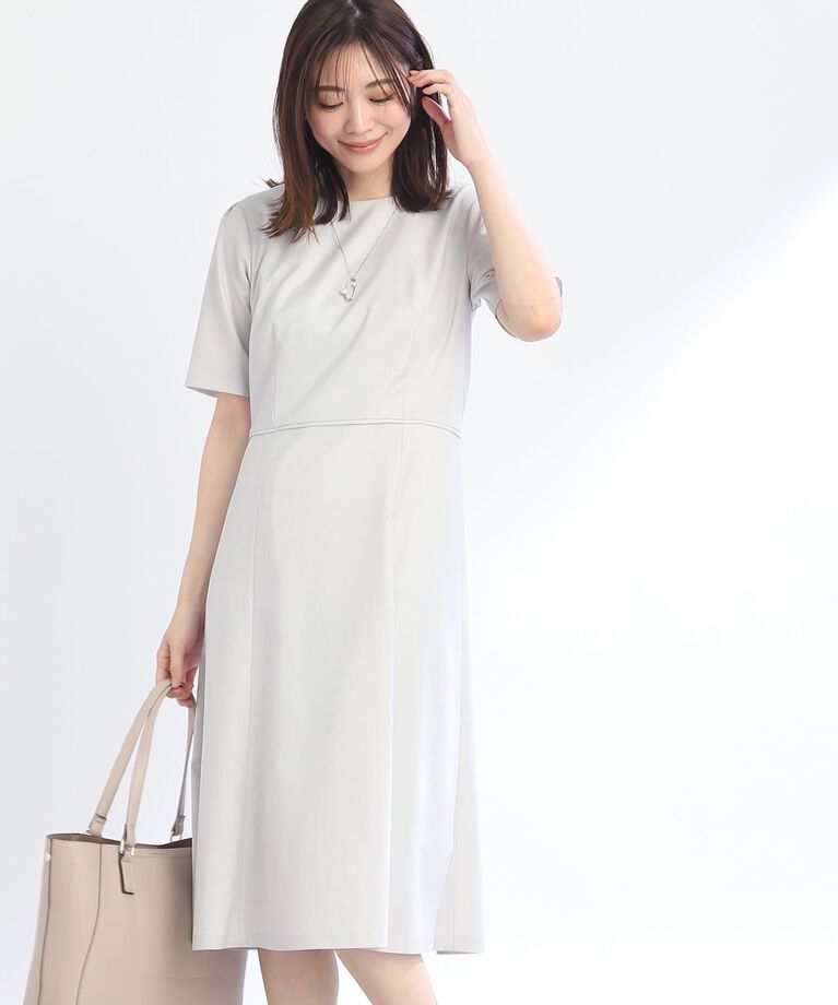 Reflect「【SALE／UVカット／洗える／セットアップ可能】フィット＆フレアワンピース」|ワンピース|