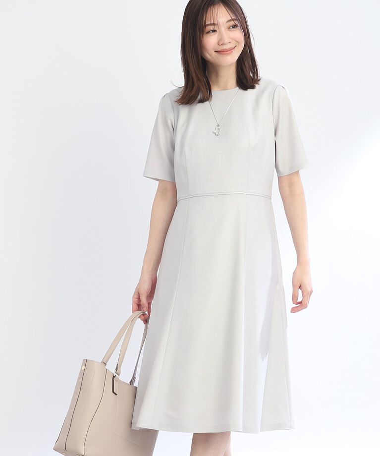 Reflect「【SALE／UVカット／洗える／セットアップ可能】フィット＆フレアワンピース」|ワンピース|