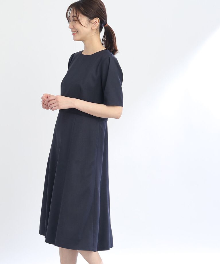Reflect「【SALE／UVカット／洗える／セットアップ可能】フィット＆フレアワンピース」|ワンピース|