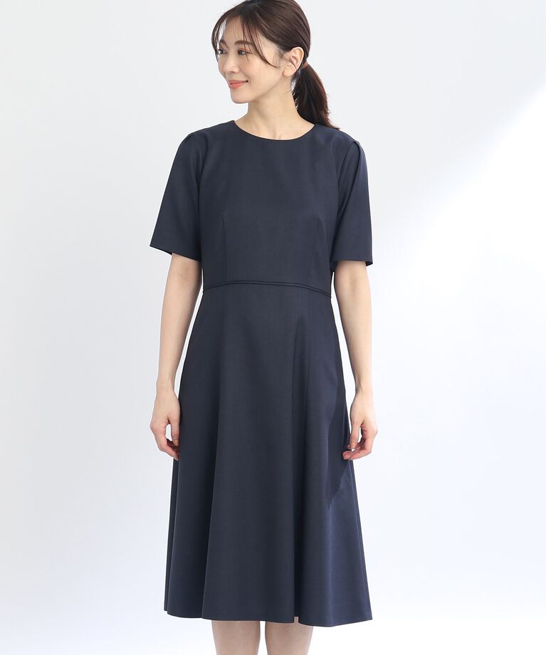 Reflect「【SALE／UVカット／洗える／セットアップ可能】フィット＆フレアワンピース」|ワンピース|