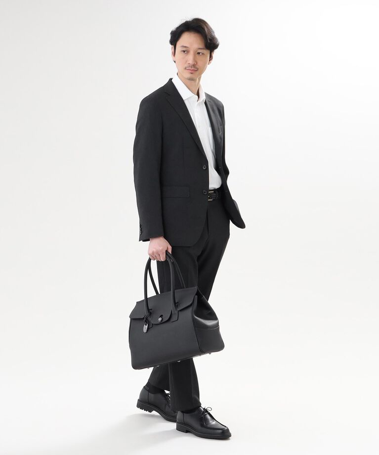 TAKEO KIKUCHI「【ONOFF/セットアップ対応】メランジ シャークスキン ストレッチジャケット」|テーラードジャケット|
