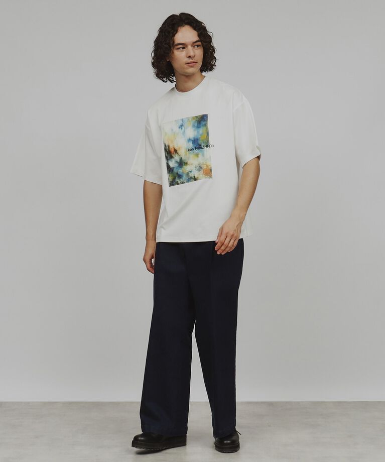 tk.TAKEO KIKUCHI「モザイクアブストTシャツ」|Tシャツ・カットソー|