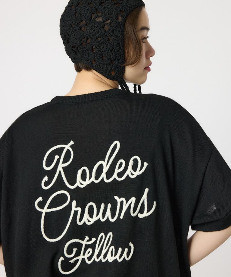 RODEO CROWNS「スクリプトロゴニットトップス」|ニット・セーター|