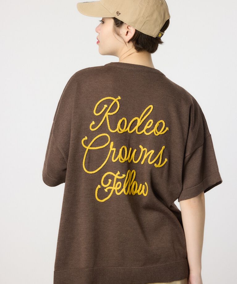 RODEO CROWNS「スクリプトロゴニットトップス」|ニット・セーター|